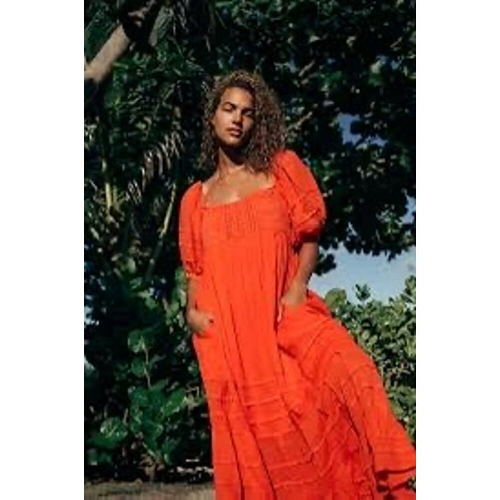 Free People / Lets Be Friends Midi Dress / sz M